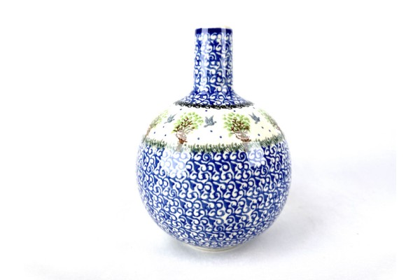 D48 Bunzlau middel hoog vaasje 1744 vazen en vaasjes D48 Bunzlau middel hoog vaasje 1744 vazen en vaasjes